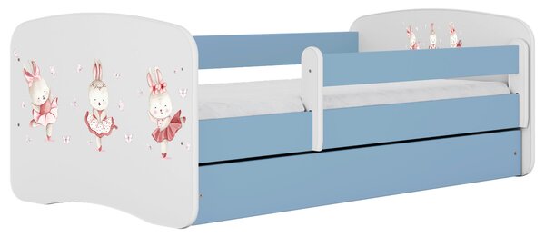 POSTEĽ PRE DETI A MLÁDEŽ 80/160 cm, modrá, biela MID.YOU - Detské izby, Online Only