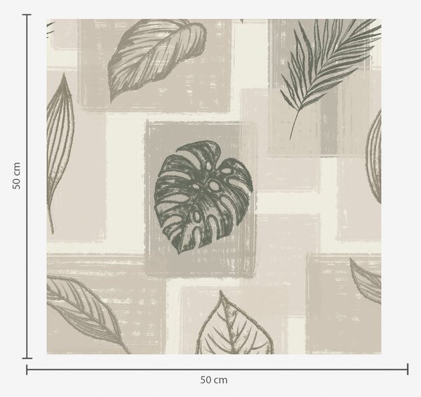Tapety Patchwork tropických listov, Tapety kvety, a01239 : Uwalls.sk
