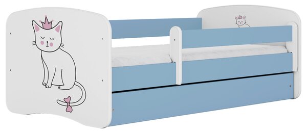 POSTEĽ PRE DETI A MLÁDEŽ 80/160 cm, modrá, biela MID.YOU - Detské izby, Online Only