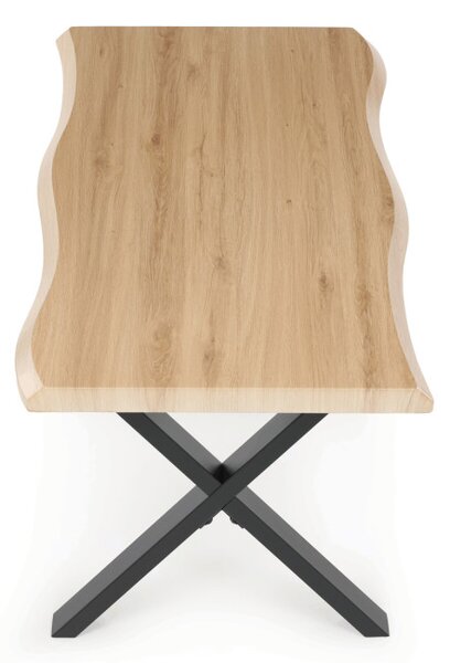 Konferenčný stolík CT-F4312 OAK divoký dub / čierny