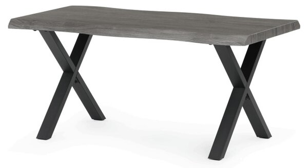 Konferenčný stolík CT-F4312 GREY sivý dub / čierny