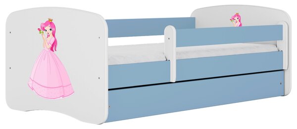 POSTEĽ PRE DETI A MLÁDEŽ 80/160 cm, modrá, biela MID.YOU - Detské izby, Online Only