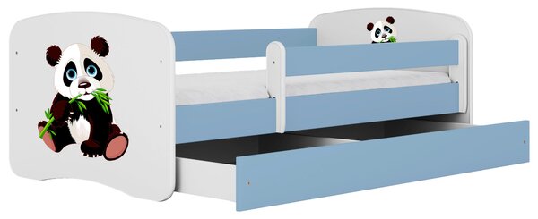 POSTEĽ PRE DETI A MLÁDEŽ 80/160 cm, modrá, biela MID.YOU - Detské izby, Online Only