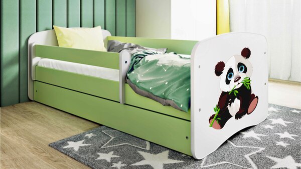 POSTEĽ PRE DETI A MLÁDEŽ 80/160 cm, zelená, biela MID.YOU - Detské izby, Online Only