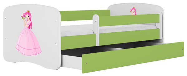 POSTEĽ PRE DETI A MLÁDEŽ 80/160 cm, zelená, biela MID.YOU - Detské izby, Online Only