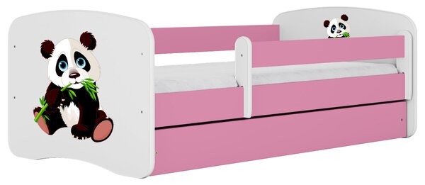 POSTEĽ PRE DETI A MLÁDEŽ 80/160 cm, biela, pink MID.YOU - Detské izby, Online Only