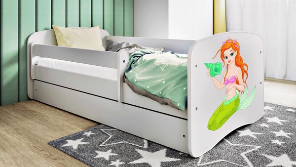 POSTEĽ PRE DETI A MLÁDEŽ 80/160 cm, biela MID.YOU - Detské izby, Online Only