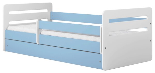 POSTEĽ PRE DETI A MLÁDEŽ 80/140 cm, modrá, biela MID.YOU - Detské izby, Online Only