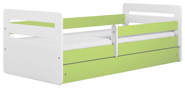 POSTEĽ PRE DETI A MLÁDEŽ 80/160 cm, zelená, biela MID.YOU - Detské izby, Online Only