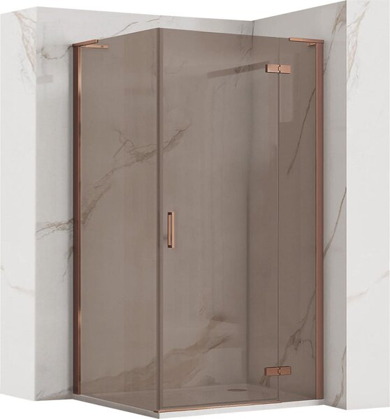 Sprchovací Kút Rea Hugo 80X80 Brush Copper