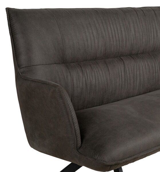 LAVICA, kov, textil, 203,5/87/64 cm Novel - Lavice