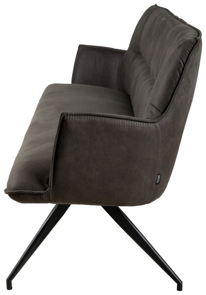 LAVICA, kov, textil, 203,5/87/64 cm Novel - Lavice