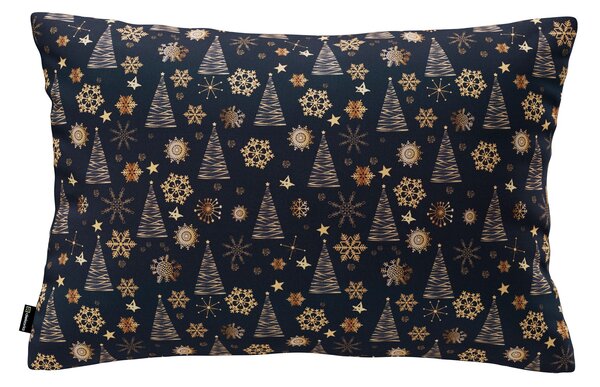 Karin - jednoduchá obliečka, 60x40cm farba produktu tmavomodrá látka vzorované