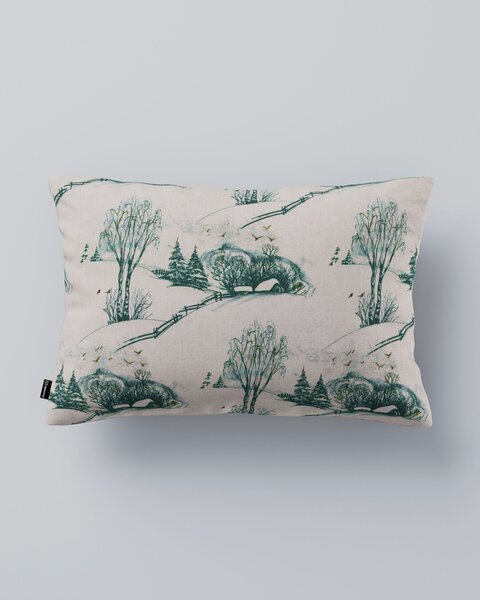 Karin - jednoduchá obliečka, 60x40cm farba produktu biela látka vzorované