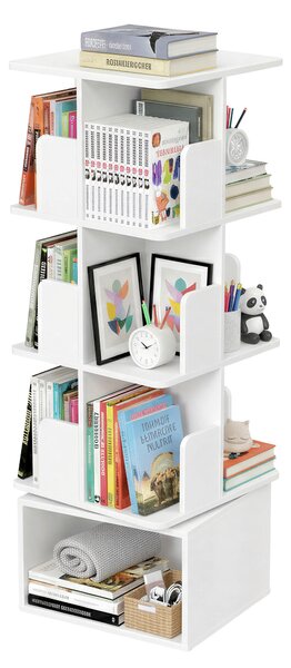OTOČNÝ REGÁL, biela, 40/124,6/40 cm Boxxx - Kancelárske regály, Online Only