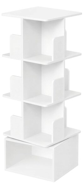 OTOČNÝ REGÁL, biela, 40/124,6/40 cm Boxxx - Kancelárske regály, Online Only