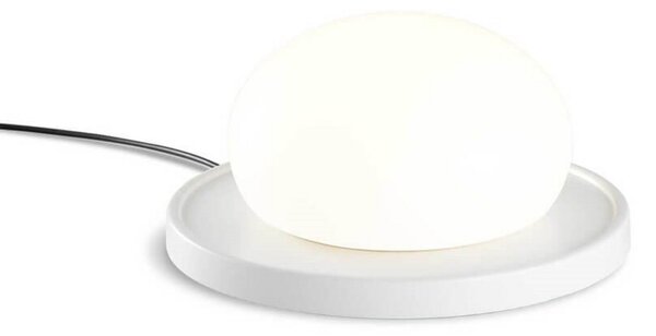 Stolové Lampa MARSET, Bolita, stmievateľné, Biela, Obývacia izba, Sklo, Dizajnový