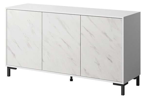 Mirjan24 Skrinka Sopeleto 3D 150, Farby: biela/biely mramor 5903211157271