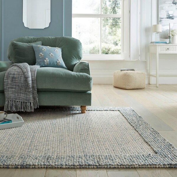 RUČNE TKANÝ KOBEREC, 120/170 cm modrá Flair Rugs - Online Only bytové doplnky, Online Only