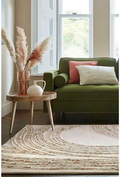 VLNENÝ KOBEREC, 80/150 cm prírodná farba, oranžová Flair Rugs - Online Only bytové doplnky, Online Only