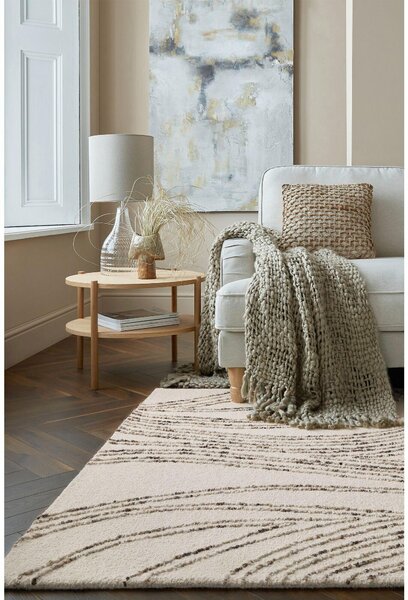 VLNENÝ KOBEREC, 80/150 cm hnedá, prírodná farba Flair Rugs - Online Only bytové doplnky, Online Only