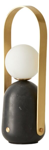 Stolové Lampa Aromas del Campo, Nano, stmievateľné, Čierna, Obývacia izba, Ušľachtilá oceľ, Škandinávsky