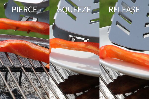 Stingray BBQ TNK 7v1 čierna – multifunkčná kuchynská obracačka