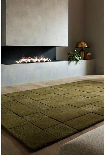 RUČNE TKANÝ KOBEREC, 120/170 cm zelená Flair Rugs - Online Only bytové doplnky, Online Only
