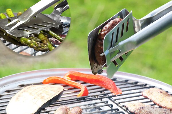 Stingray BBQ TNK 7v1 čierna – multifunkčná kuchynská obracačka