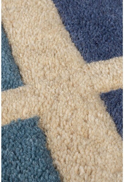 VLNENÝ KOBEREC, 160/230 cm modrá Flair Rugs - Online Only bytové doplnky, Online Only