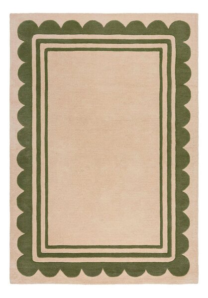 RUČNE TKANÝ KOBEREC, 160/230 cm zelená, béžová Flair Rugs - Online Only bytové doplnky, Online Only