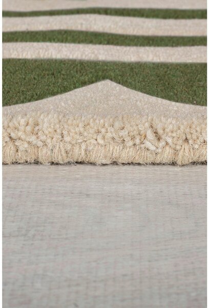 RUČNE TKANÝ KOBEREC, 160/230 cm zelená, béžová Flair Rugs - Online Only bytové doplnky, Online Only