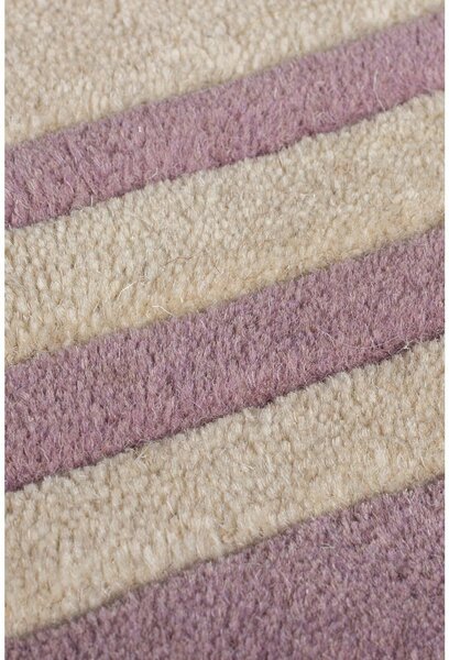 RUČNE TKANÝ KOBEREC, 160/230 cm lila, béžová Flair Rugs - Online Only bytové doplnky, Online Only