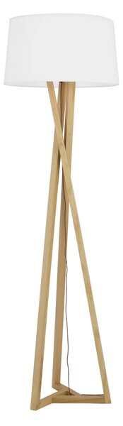 Drevená stojaca lampa Salino B 50 Drevo – Hnedá