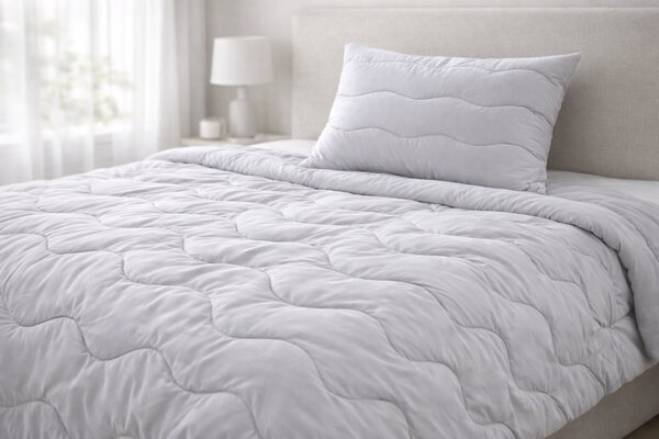 INTERMEDIC SK Celoročný set paplón + vankúš Medical Grey 140×200 / 70×90