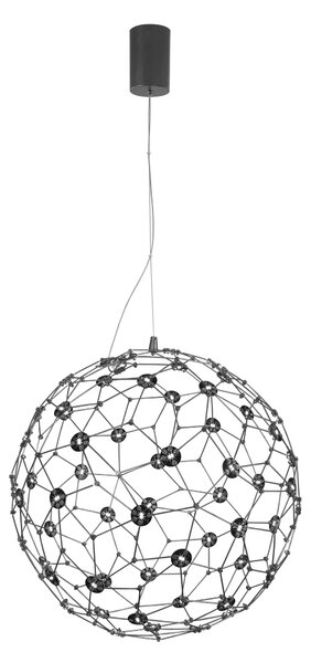 LED luster Sole 40 čierna
