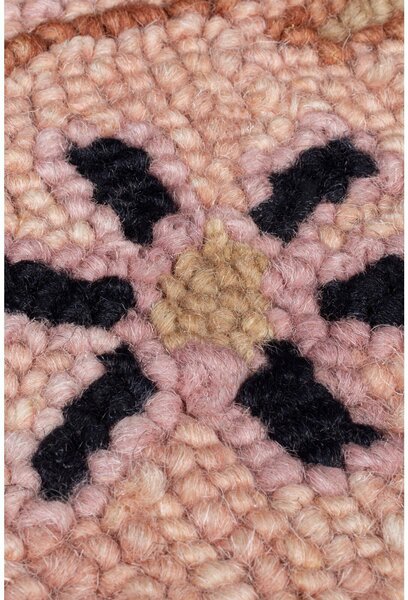 TKANÝ KOBEREC, 120/170 cm ružová, čierna Flair Rugs - Online Only bytové doplnky, Online Only