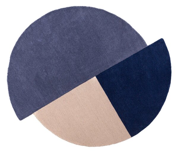 VLNENÝ KOBEREC, 150 cm modrá Flair Rugs - Online Only bytové doplnky, Online Only