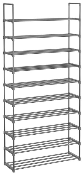 REGÁL NA TOPÁNKY, čierna, 92/194/30 cm - Online Only drobný nábytok, Online Only