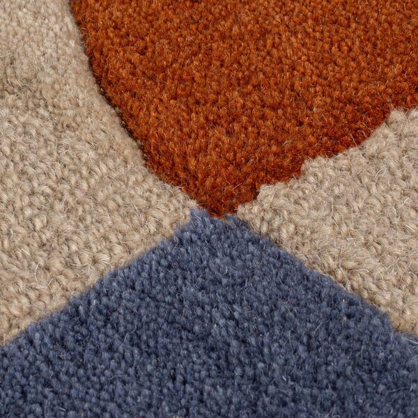 VLNENÝ KOBEREC, 160/230 cm béžová, hrdzavá Flair Rugs - Online Only bytové doplnky, Online Only
