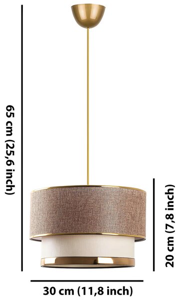 ZÁVESNÉ SVIETIDLO, 30/65 cm P & B - Online Only bytové doplnky, Online Only