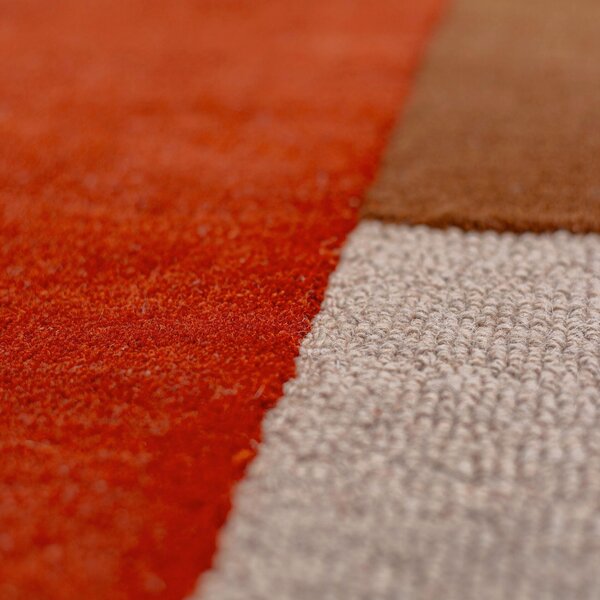 VLNENÝ KOBEREC, 150 cm hrdzavá Flair Rugs - Online Only bytové doplnky, Online Only