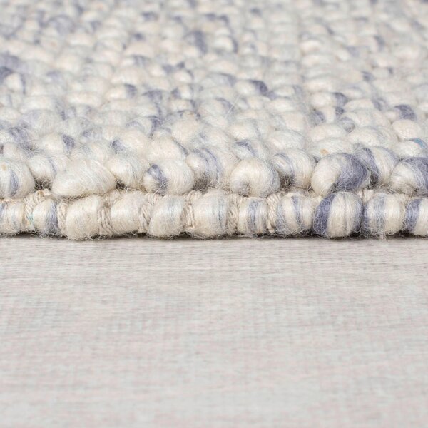 RUČNE TKANÝ KOBEREC, 80/150 cm modrá, krémová Flair Rugs - Online Only bytové doplnky, Online Only