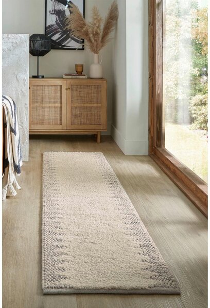 RUČNE TKANÝ KOBEREC, 60/230 cm prírodná farba Flair Rugs - Online Only bytové doplnky, Online Only