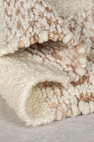 RUČNE TKANÝ KOBEREC, 160/230 cm prírodná farba, béžová Flair Rugs - Online Only bytové doplnky, Online Only