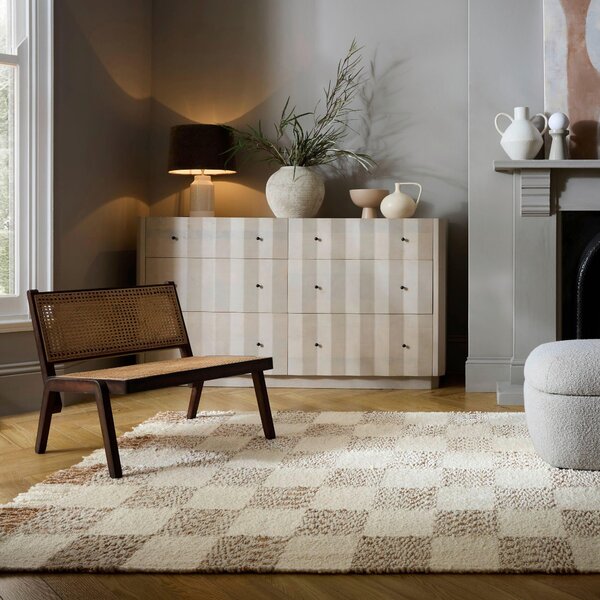 RUČNE TKANÝ KOBEREC, 160/230 cm prírodná farba, béžová Flair Rugs - Online Only bytové doplnky, Online Only