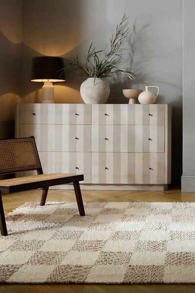 RUČNE TKANÝ KOBEREC, 160/230 cm prírodná farba, béžová Flair Rugs - Online Only bytové doplnky, Online Only