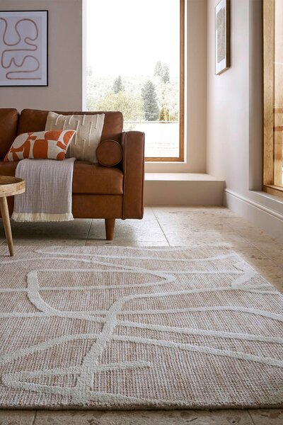 TKANÝ KOBEREC, 120/170 cm béžová Flair Rugs - Online Only bytové doplnky, Online Only