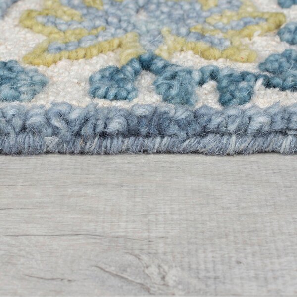 VLNENÝ KOBEREC, 120/170 cm modrá Flair Rugs - Online Only bytové doplnky, Online Only