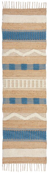 BEHÚŇ, 60/230 cm, modrá, prírodná farba Flair Rugs - Online Only bytové doplnky, Online Only